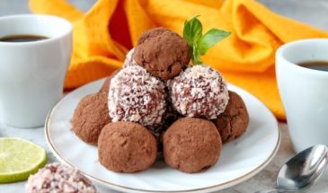 Конфеты из печенья с бананом