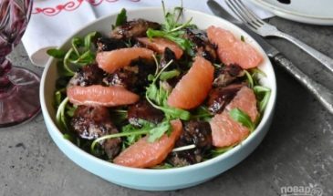 Куриная печень по-анжуйски