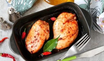 Куриные грудки с горчицей и медом в духовке