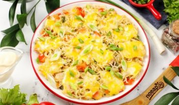 Лапша быстрого приготовления с сыром