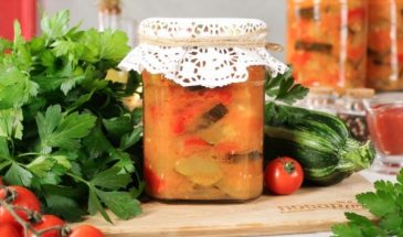 Лечо из кабачков «Пальчики оближешь» на зиму