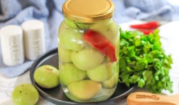 Малосольные зеленые помидоры