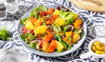 Марокканский салат из перца с апельсинами