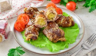 Мясные рулетики «На один зубок»