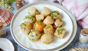 Морские гребешки в духовке