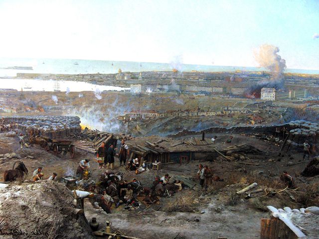 Фрагмент Панорамы "Оборона Севастополя 1854-1855гг"