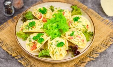 Пикантная закуска на чипсах