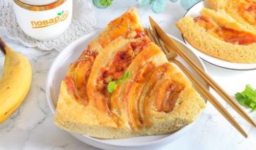 Пирог с бананами на сковороде