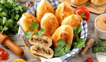 Пирожки с фаршем в духовке