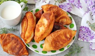 Пирожки жареные во фритюре с мясом