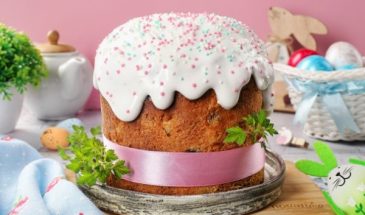 Помазка на куличи из белков