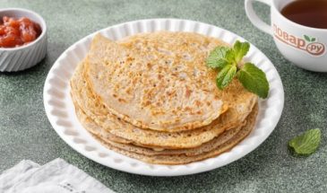 Пшенично-гречневые блины без молока и яиц