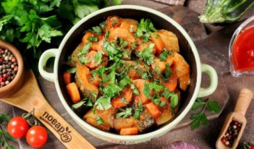 Рагу из кабачков и моркови