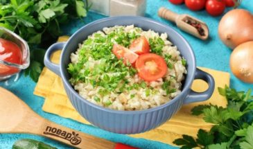 Рис с луком на гарнир