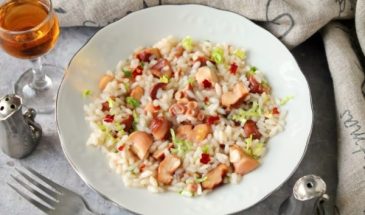 Ризотто с осьминогом