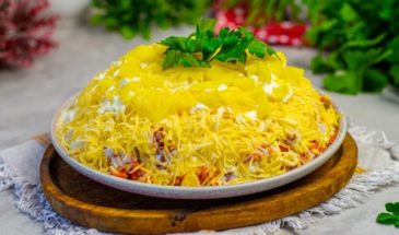 Салат «Ананасовое кольцо»