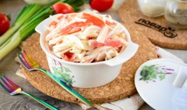 Салат «Белое и красное»