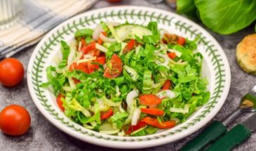 Салат из капусты пак-чой