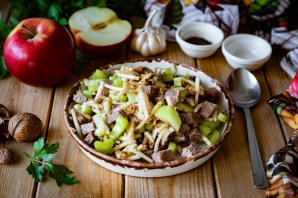 Салат с сельдереем и говядиной