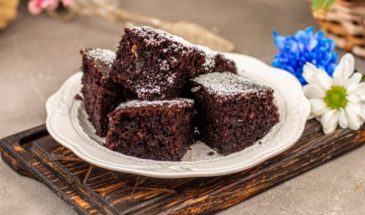 Шоколадно-банановый пирог «Брауни»