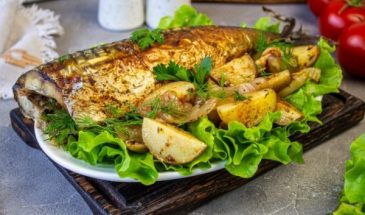 Скумбрия с картошкой в фольге в духовке