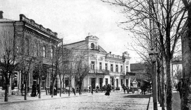 Екатерининская улица в Симферополе. Старое фото
