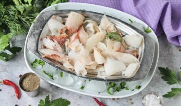Строганина из муксуна