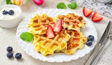 Сырники в вафельнице