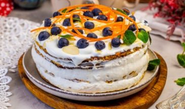 Торт морковный на сковороде