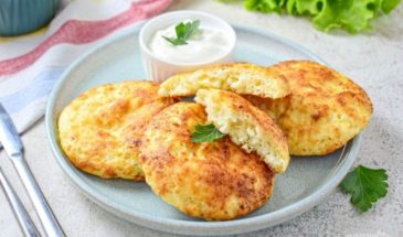 Творожные лепешки в духовке