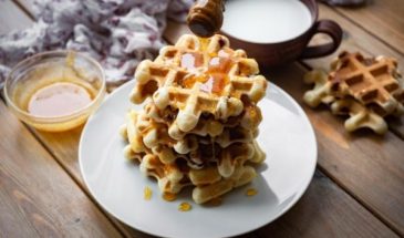 Вафли с клюквой