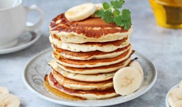 Ванильные панкейки на молоке