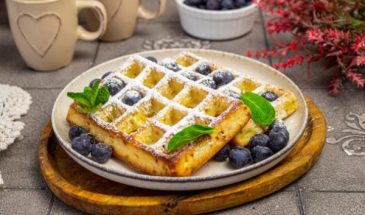 Венские вафли в силиконовой форме