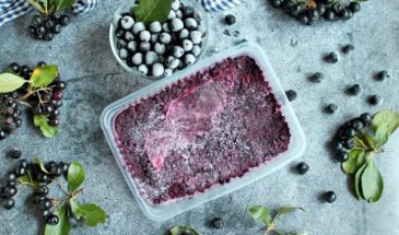 Заморозка черноплодной рябины на зиму