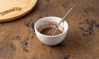 Какао с шоколадной пастой